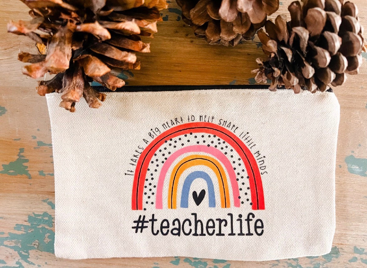 #teacherlife Toiletry/Cosmetic Bag