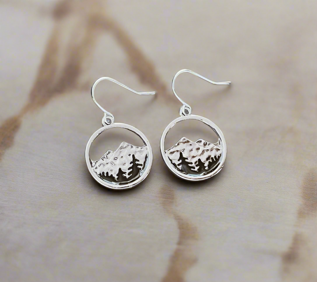 Round Mountain Range Earrings