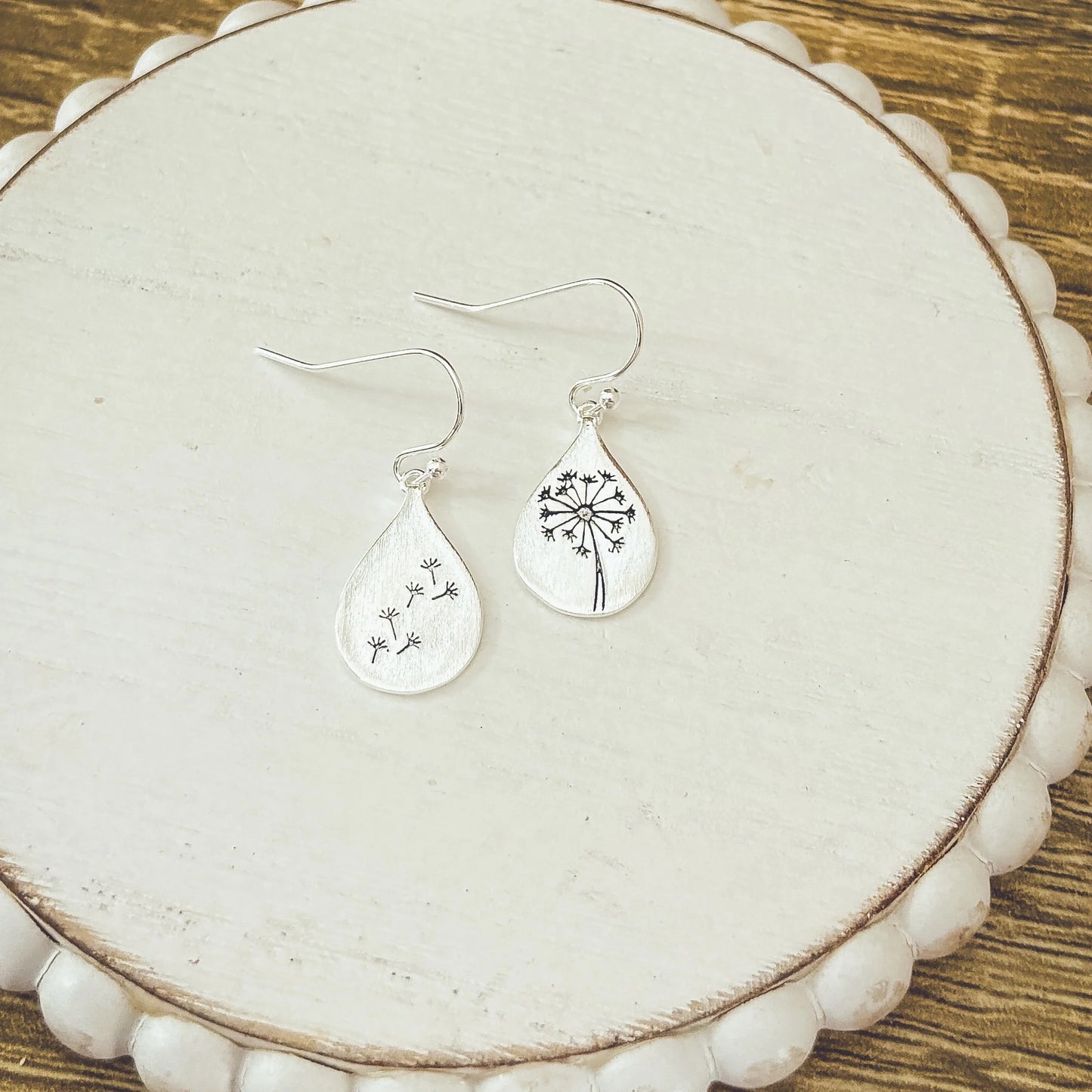 Beautiful Wishing Dandelion Earrings