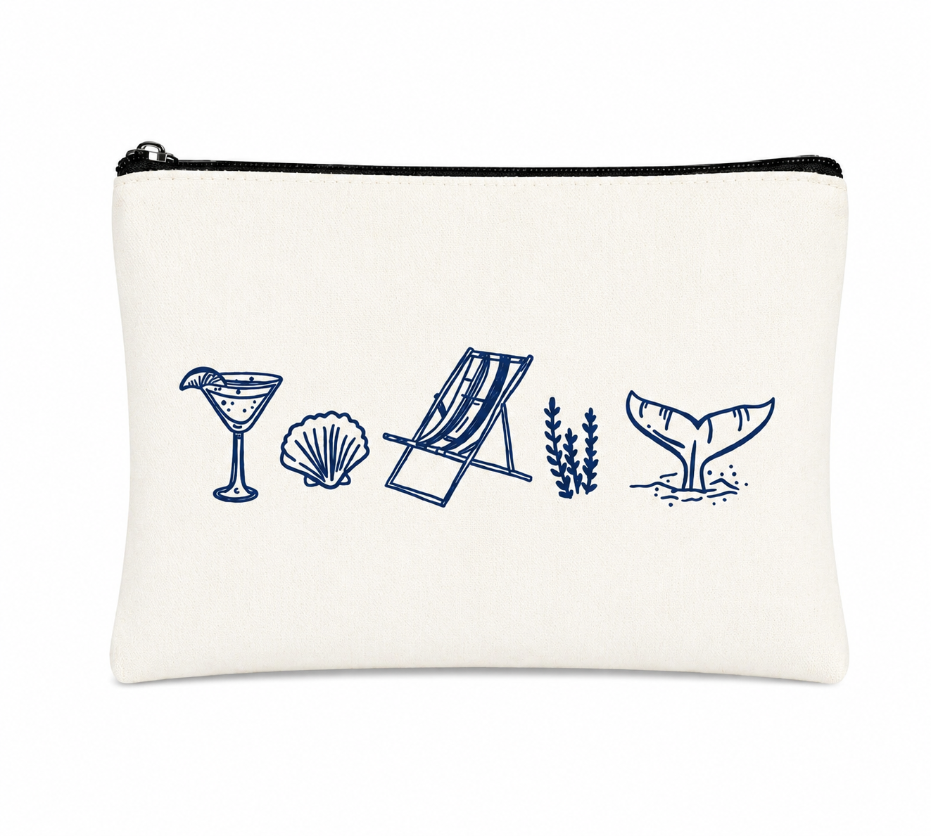 Beach Themed Toiletry/Cosmetic Bag