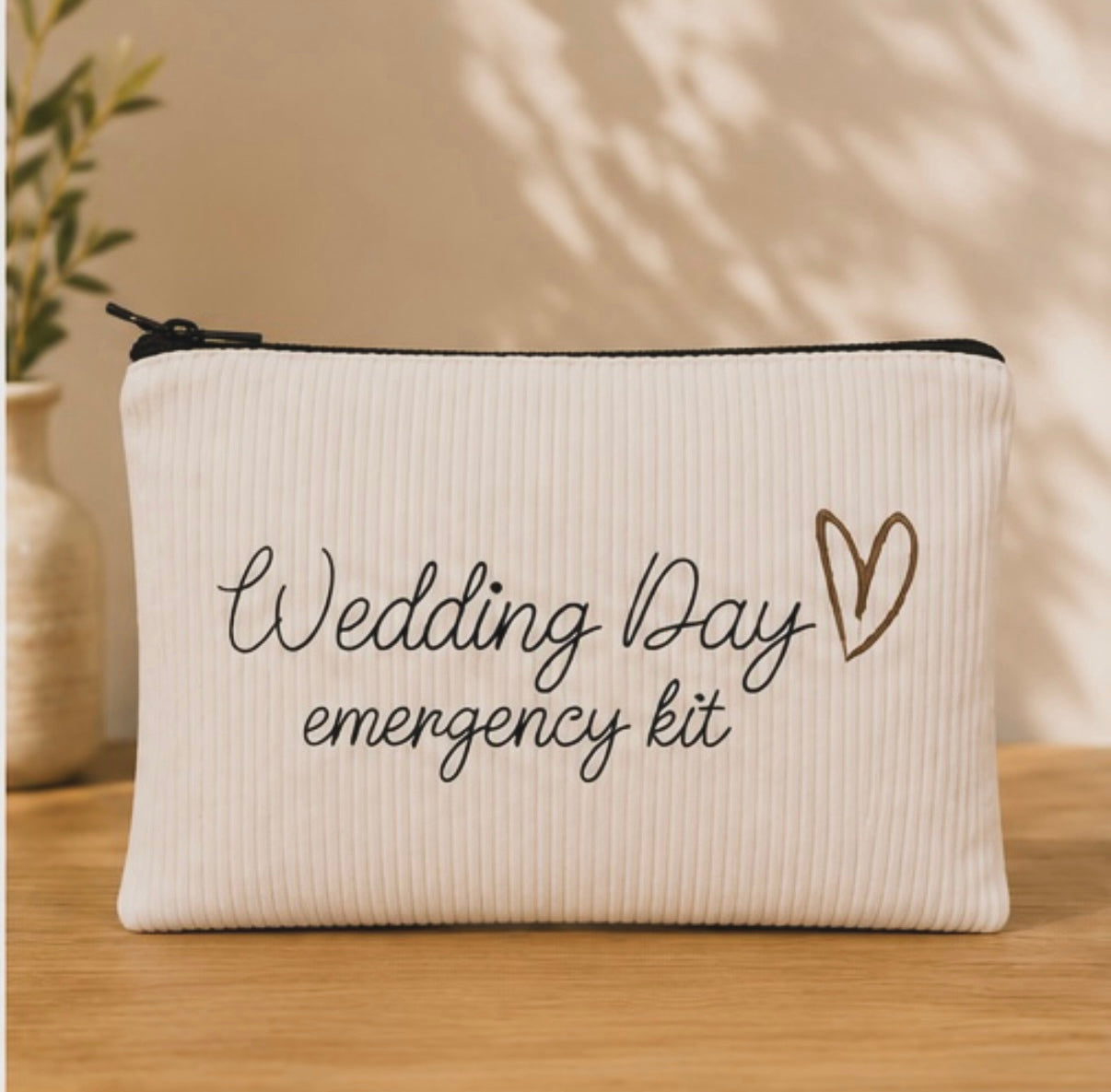 Wedding Day Toiletry/Cosmetic Bag