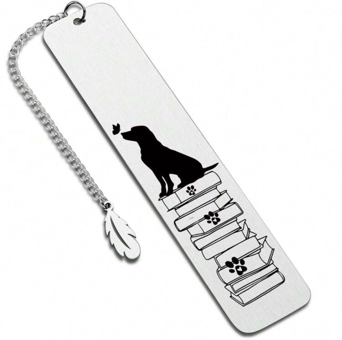 Stainless Steel Dog Lover Bookmark