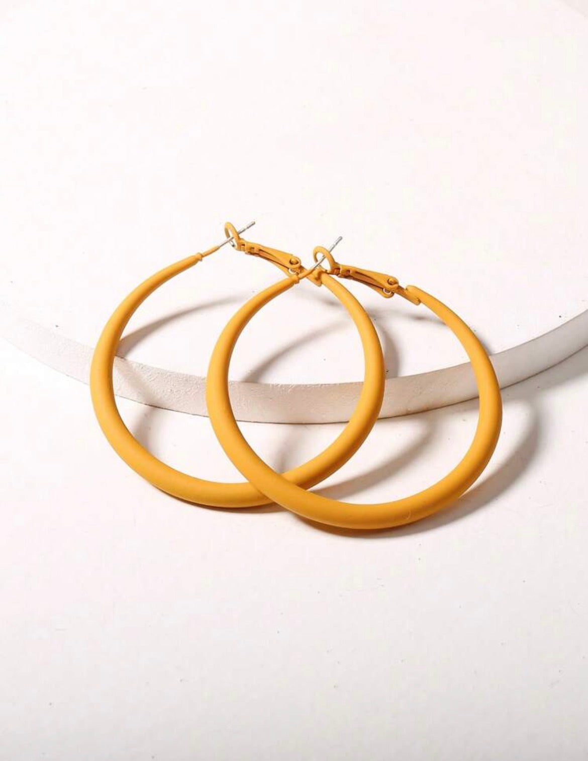 Simple Yellow Hoops