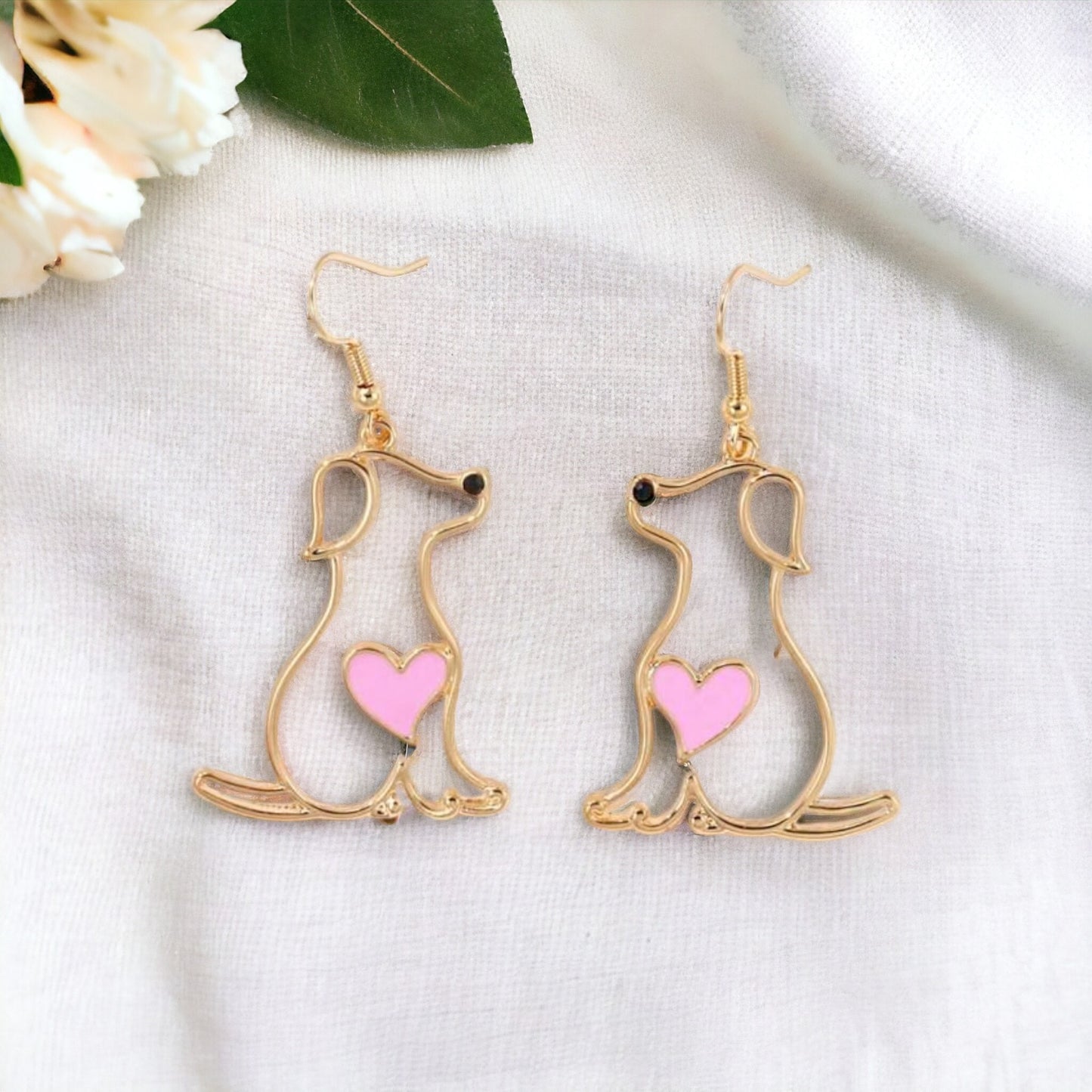 Beautiful Puppy Love Earrings