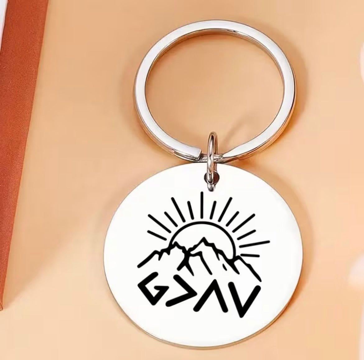 God Is Greater Keychain