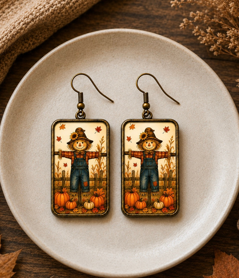 Harvest Scarecrow Earrings