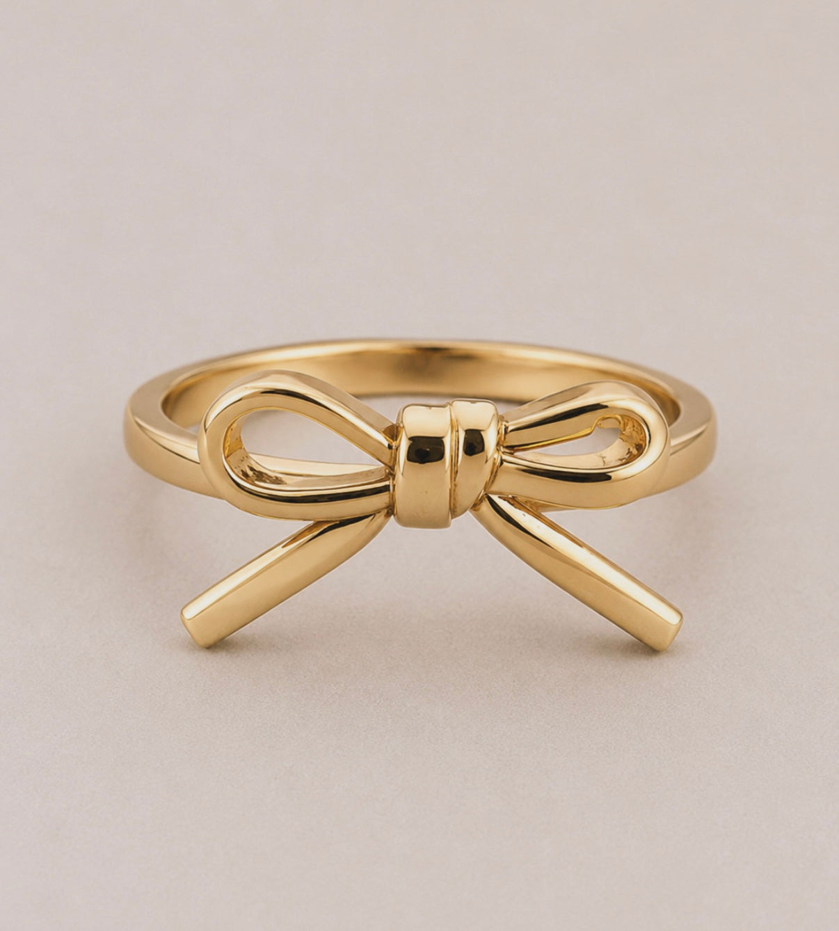 Beautiful Gold Bow Ring