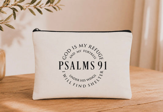 Psalm 91 Toiletry/Cosmetic Bag