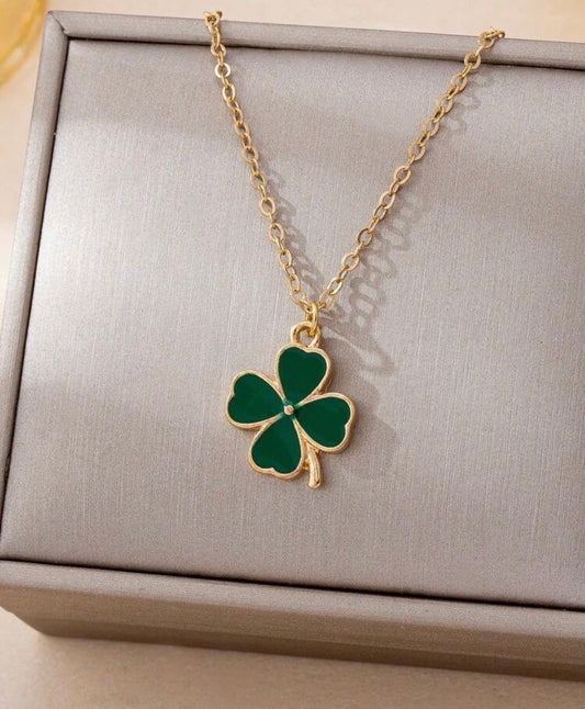 Lucky Clover Charm Necklace