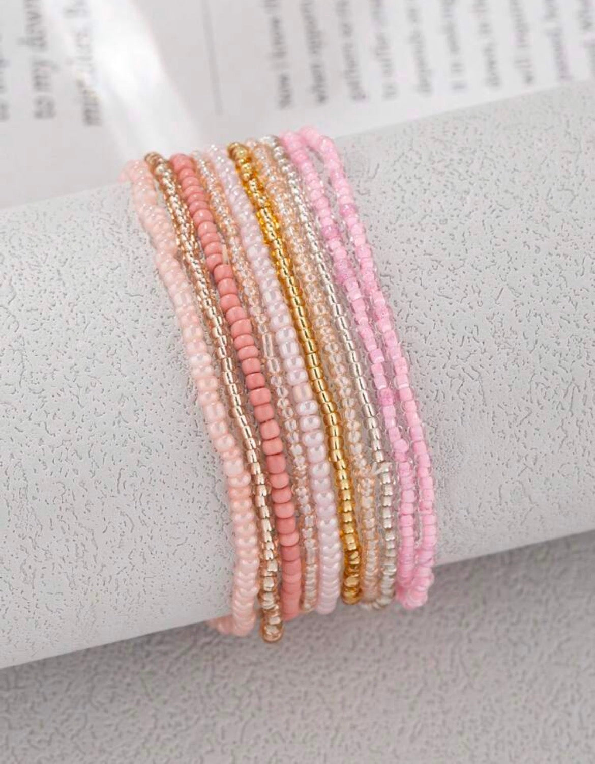 Beautiful 10 Piece Spring Colored Bracelet