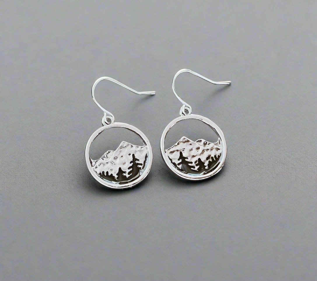 Round Mountain Range Earrings