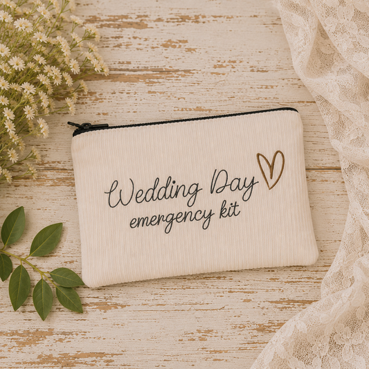 Wedding Day Toiletry/Cosmetic Bag