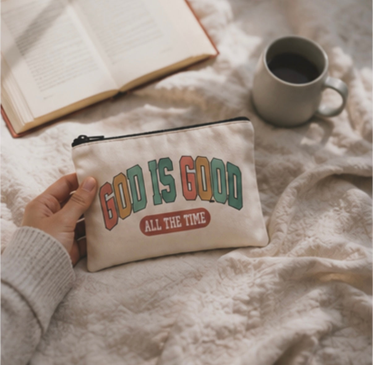 God Is Good Toiletry/Cosmetic Bag