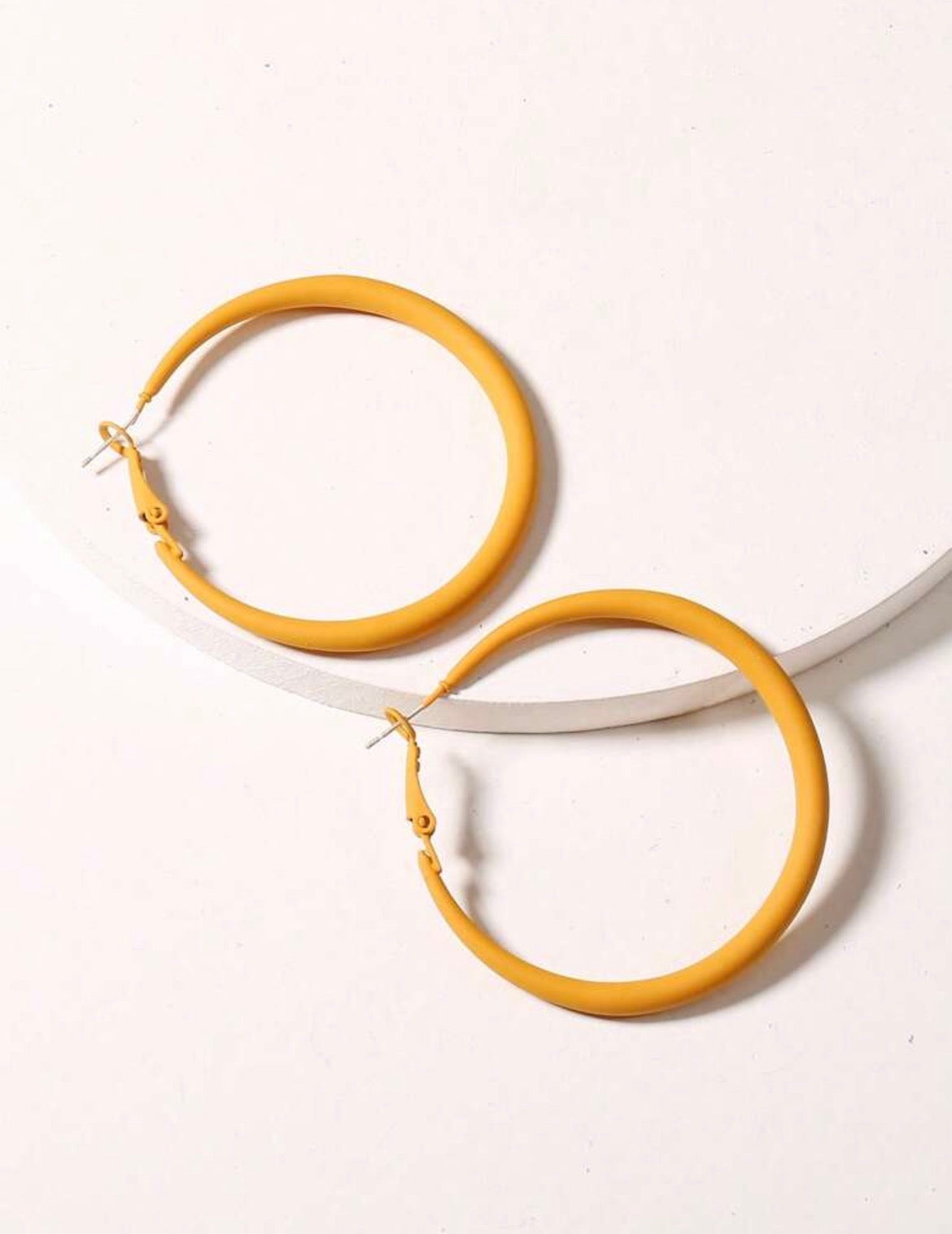 Simple Yellow Hoops