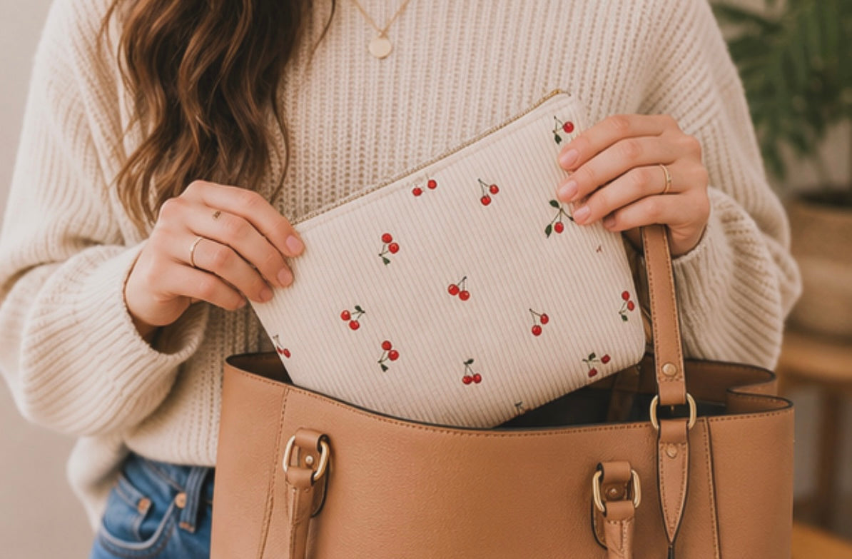 Cherry Toiletry/Cosmetic Bag