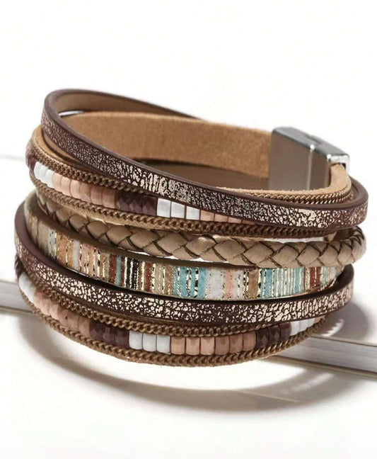 Earthy Multilayer Boho Bracelet