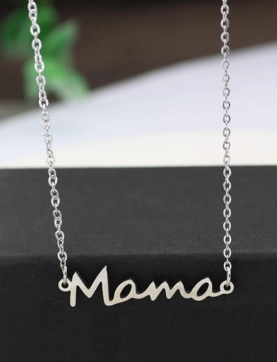 Beautiful Gold or Silver Mama Necklace