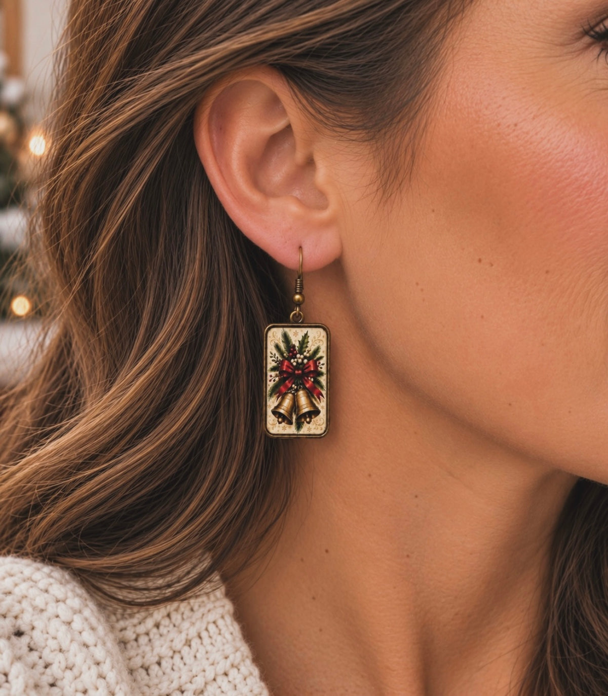 Vintage Christmas Bells Earrings