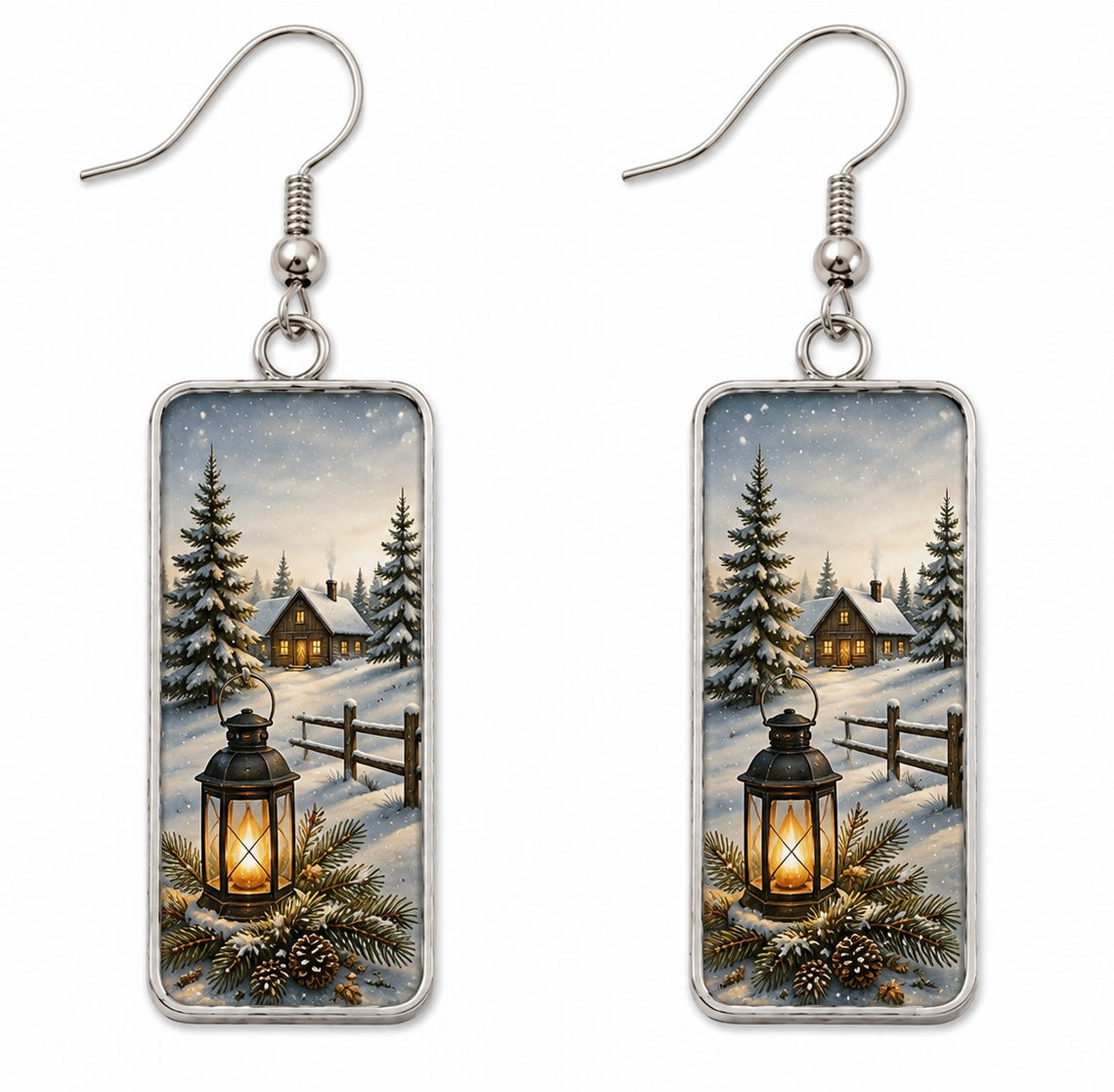 Winter Lantern Earrings