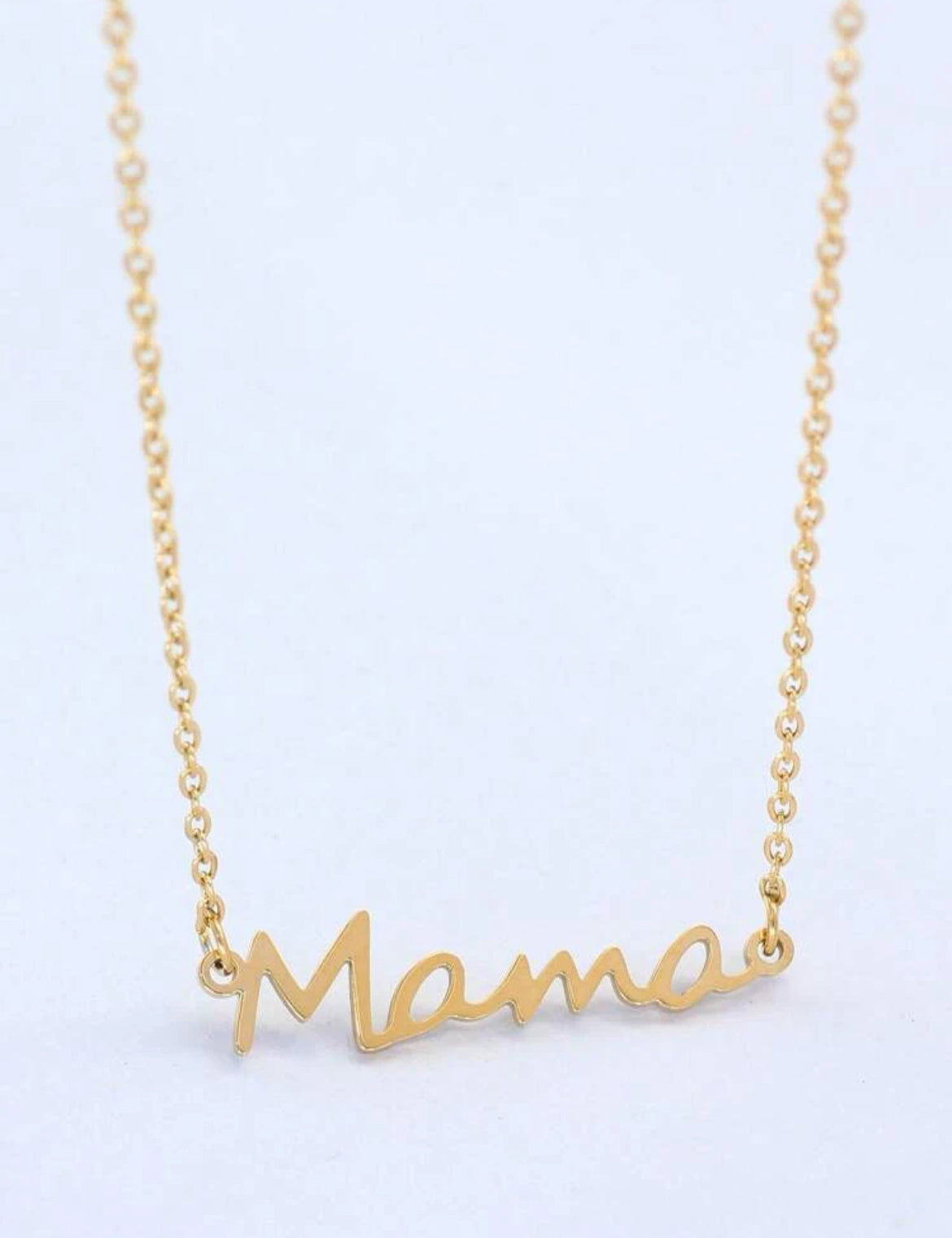 Beautiful Gold or Silver Mama Necklace