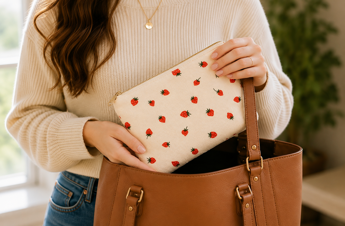Strawberry Toiletry/Cosmetic Bag