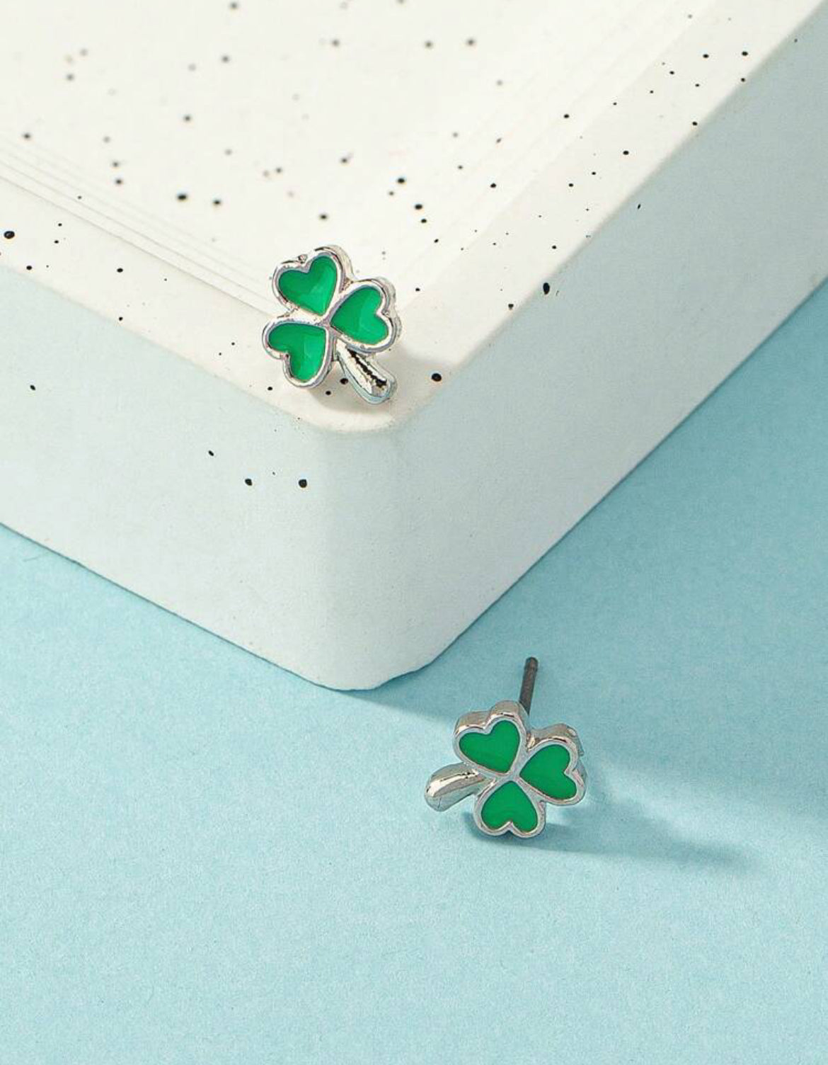 St. Patrick's Day Clover Earrings