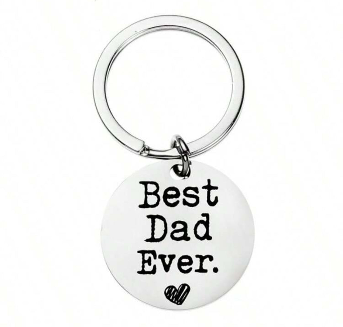 "Best Dad Ever" Keychain