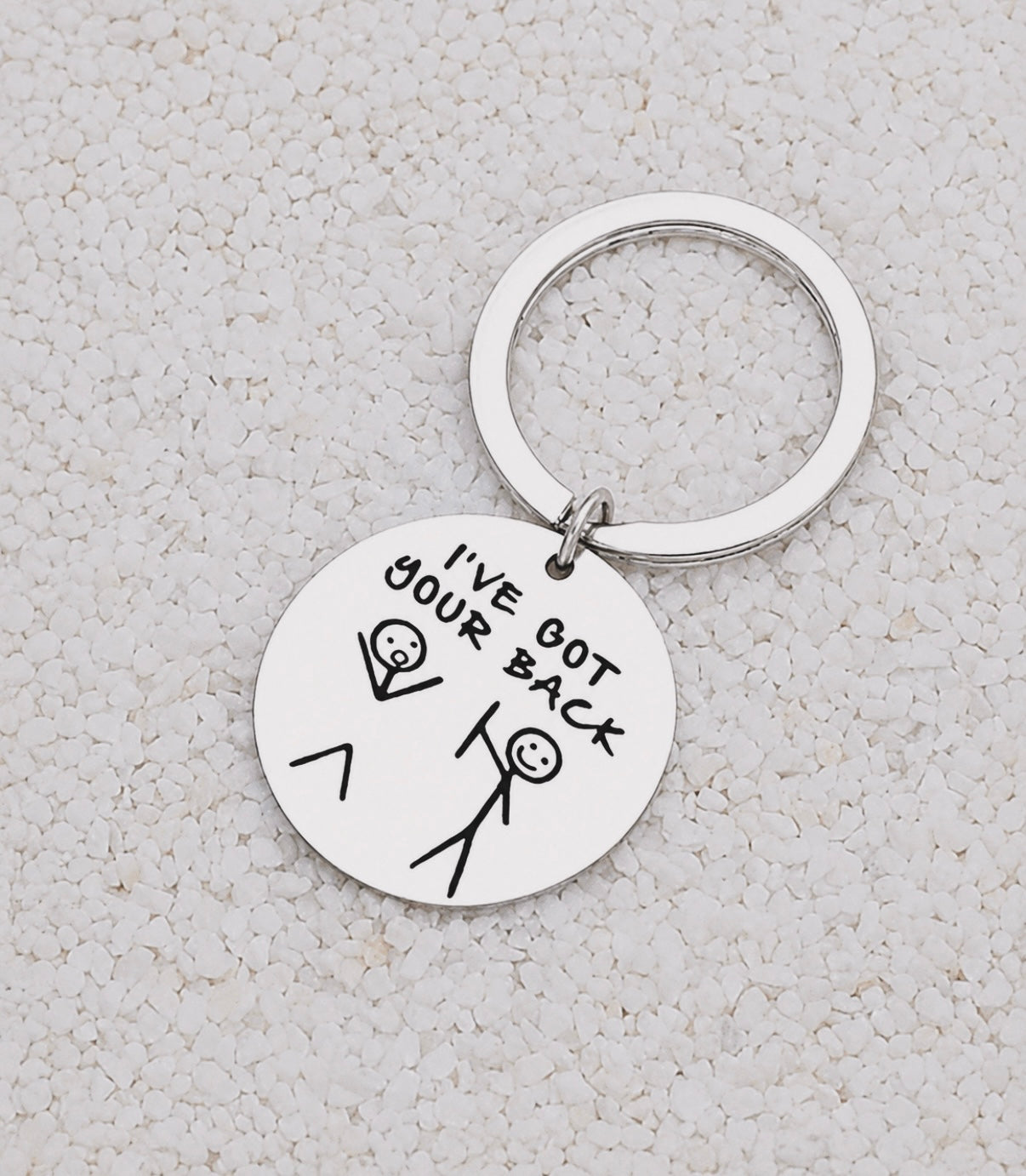 "I've Got Your Back" Friendship Keychain