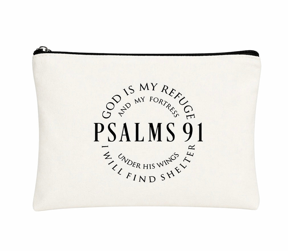Psalm 91 Toiletry/Cosmetic Bag