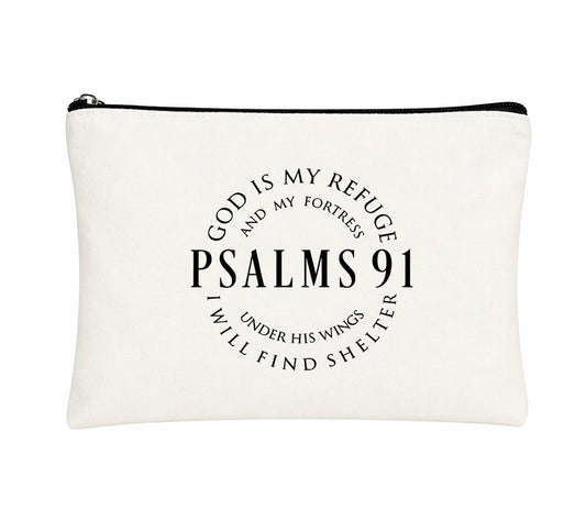 Psalm 91 Toiletry/Cosmetic Bag