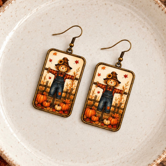 Harvest Scarecrow Earrings