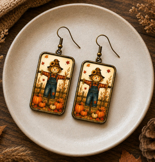 Harvest Scarecrow Earrings