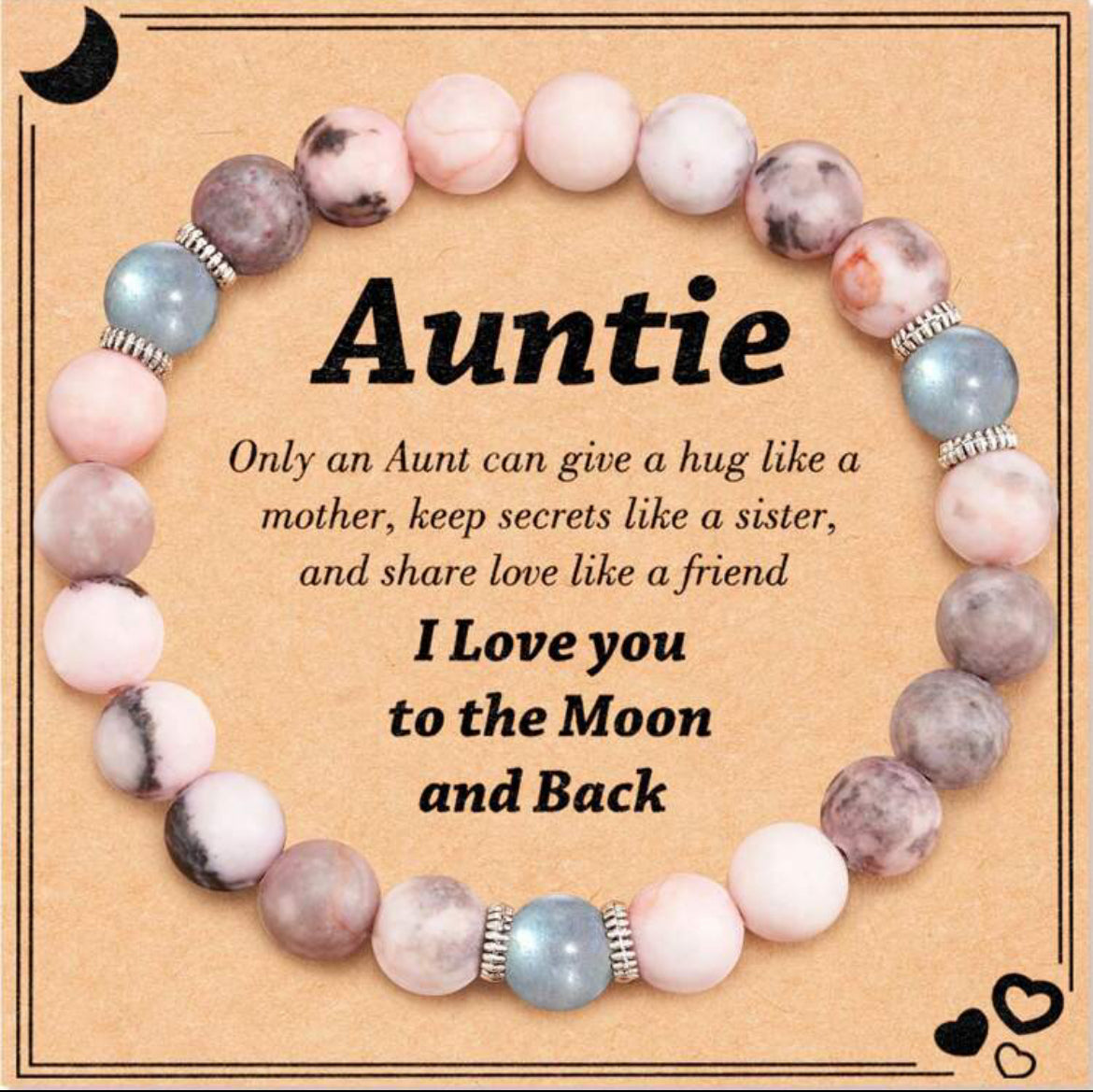 Beautiful Stone Bracelet for Aunt