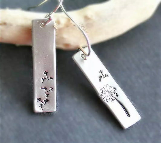 Dandelion Slat Earrings