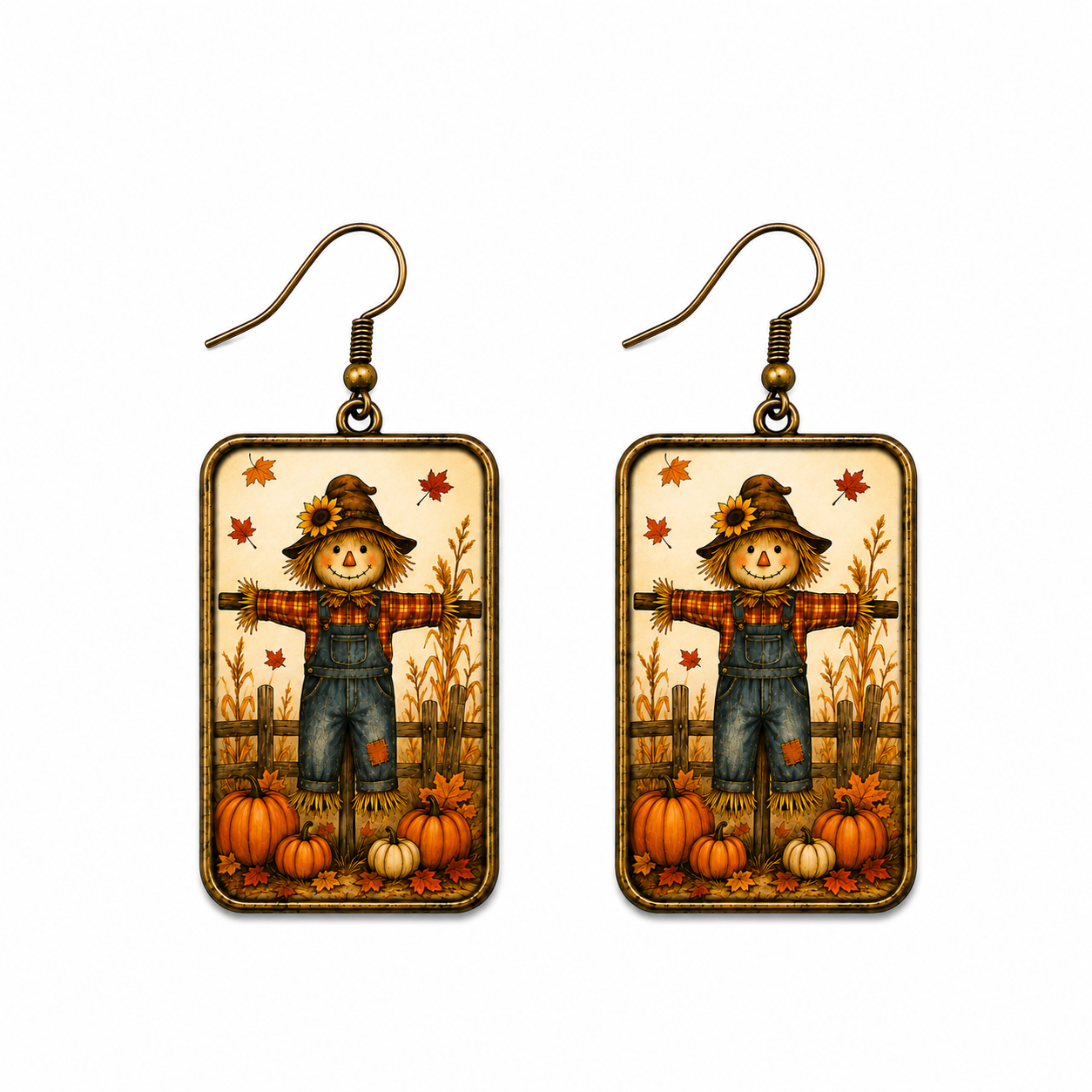 Harvest Scarecrow Earrings