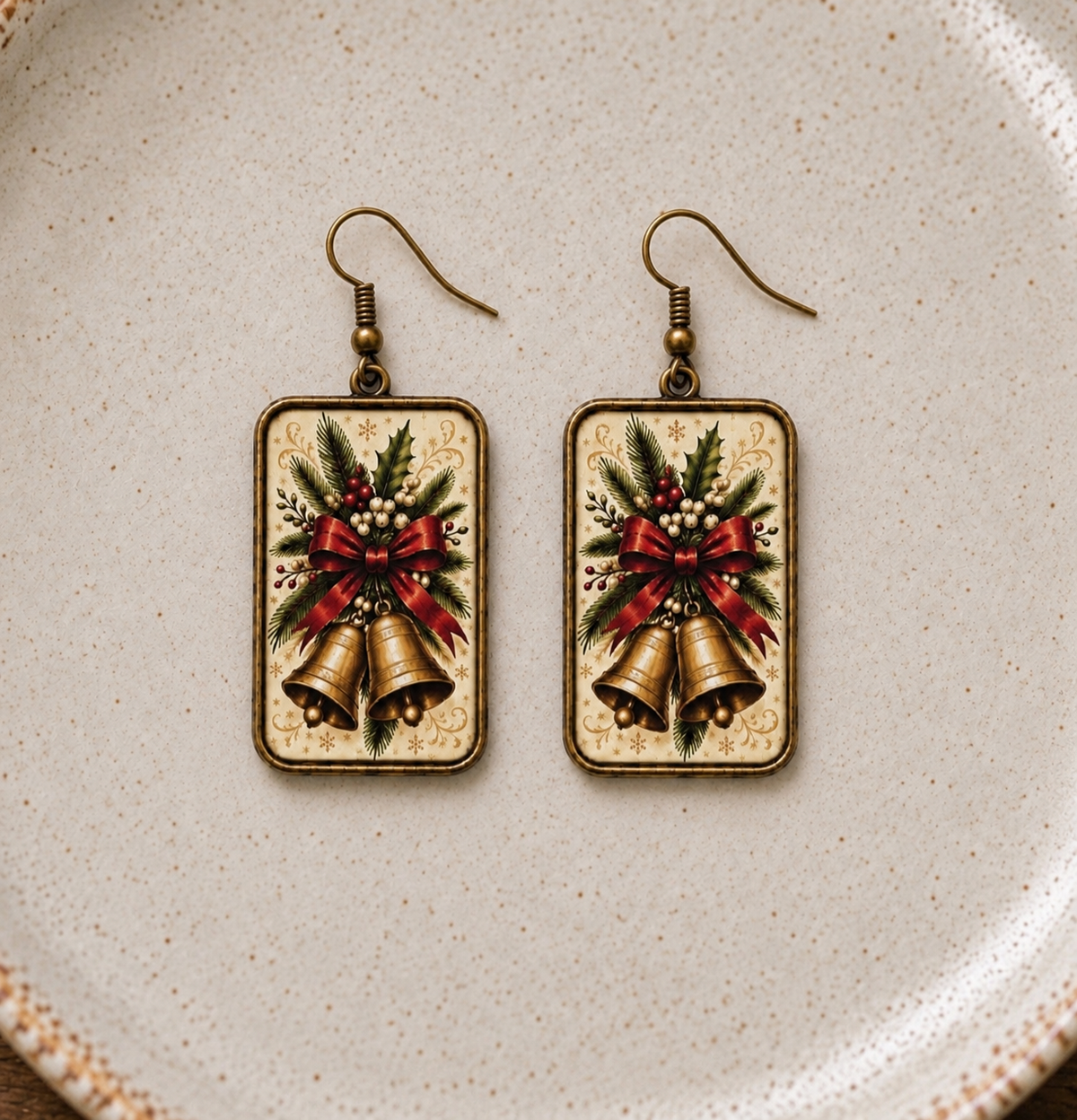 Vintage Christmas Bells Earrings