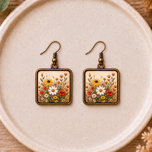 Autumn Wildflower Earrings